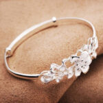 Silver Jewel Cuff - Image 2