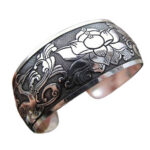 Silver Jewel Cuff