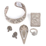 Silver Jewel Cuff - Image 6