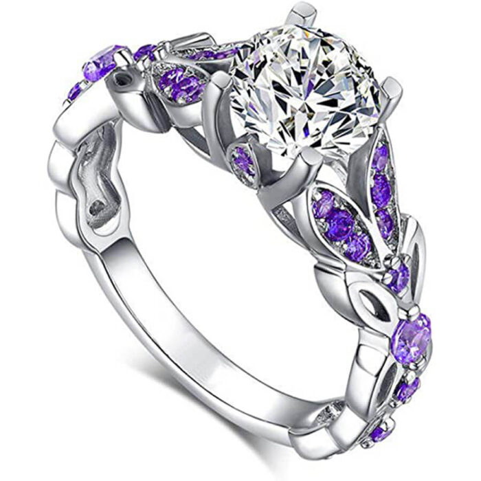 Leaves All Around Ruby Ring - Image 3