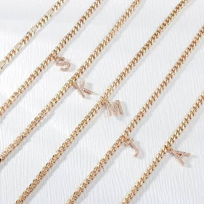 Initial Ankle Bracelets for Women - Image 5