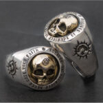 Fashion Trend Vintage Gold Men's Anchor Navy Hook Classic Party Ring Jewelry - Image 5