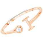 Initial Diamond Ring - Raegan No. 1 - Image 3