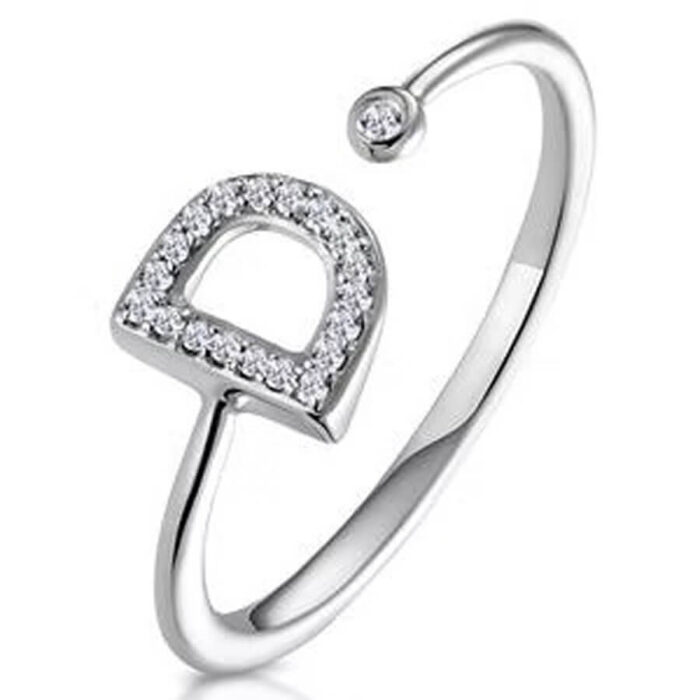 Initial Diamond Ring - Raegan No. 1 - Image 4