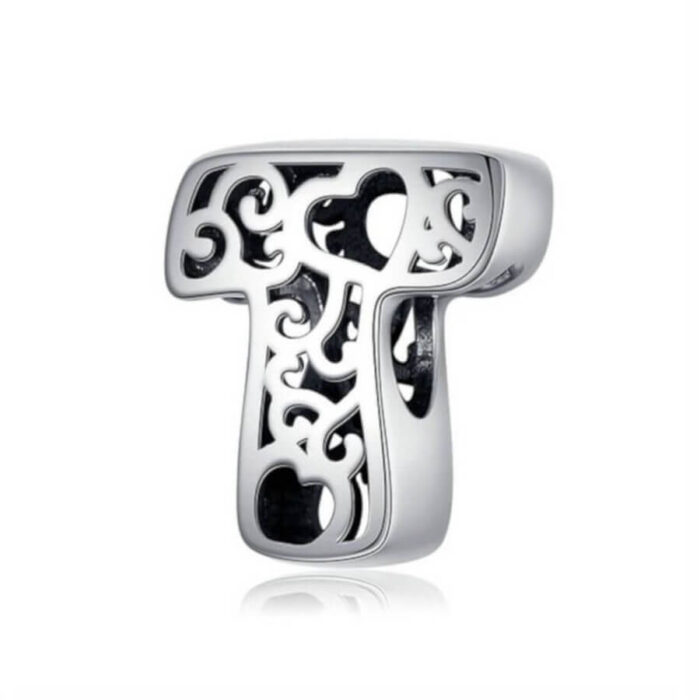Letter A Charm Sterling Silver - Image 2