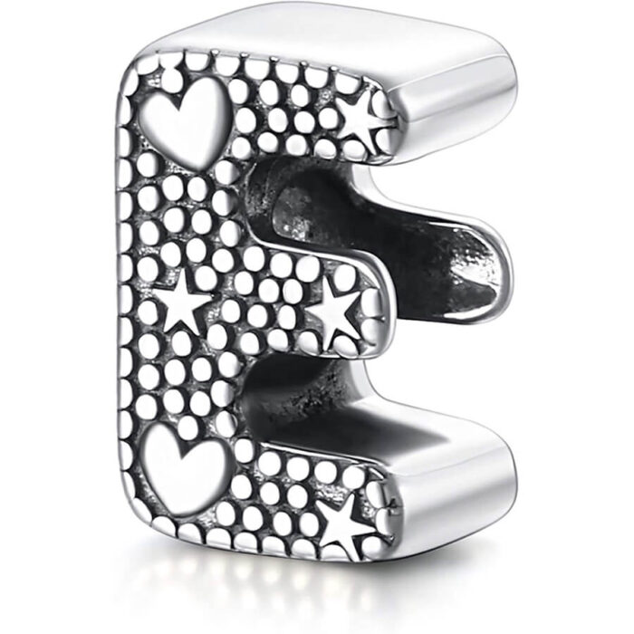 Letter A Charm Sterling Silver - Image 3