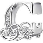 Letter A Charm Sterling Silver - Image 4