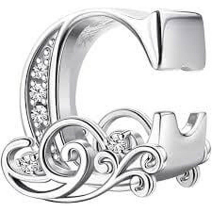 Letter A Charm Sterling Silver - Image 4