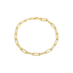 Adina's Jewels Baby Pave Cuban Link Chain Anklet in Gold - Image 6