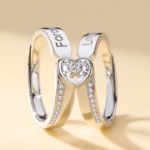 Love Heart Zircon Ring for Women Men Engagement Wedding Jewelry Gifts - Image 3