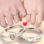 Love Heart Zircon Ring for Women Men Engagement Wedding Jewelry Gifts - Image 4