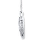 Unstoppable Love Necklace Lab-Created Sapphire Sterling Silver - Image 2