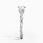 Petite Twisted Vine Diamond Engagement Ring - Image 3