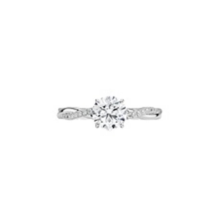 Petite Twisted Vine Diamond Engagement Ring - Image 5