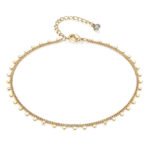 Yooblue Gold Anklets for Women Ankle Bracelet, 14K Gold Filled Dainty Initial Anklet - Image 3